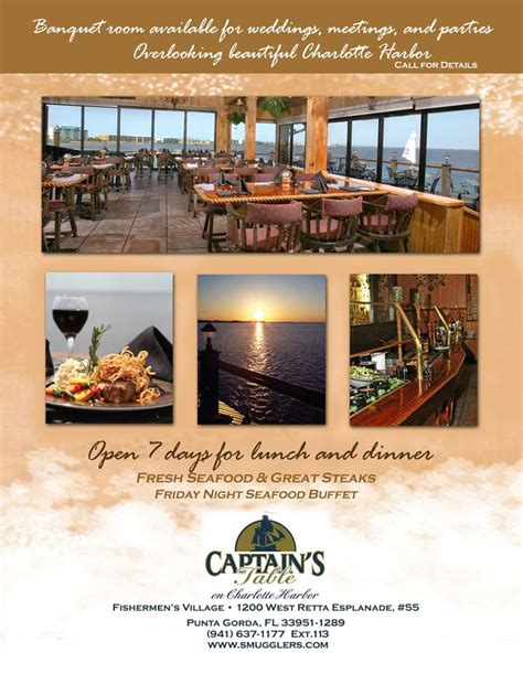 captain's table punta gorda fl|fisherman's village restaurants punta gorda.